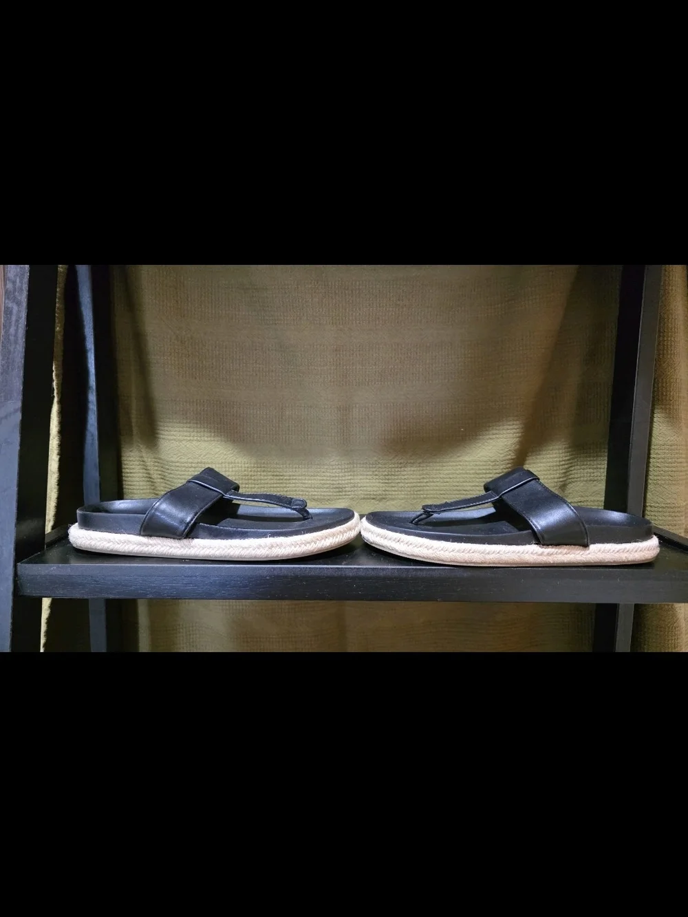 Joie Black Sandal with Natural-Tone Sole